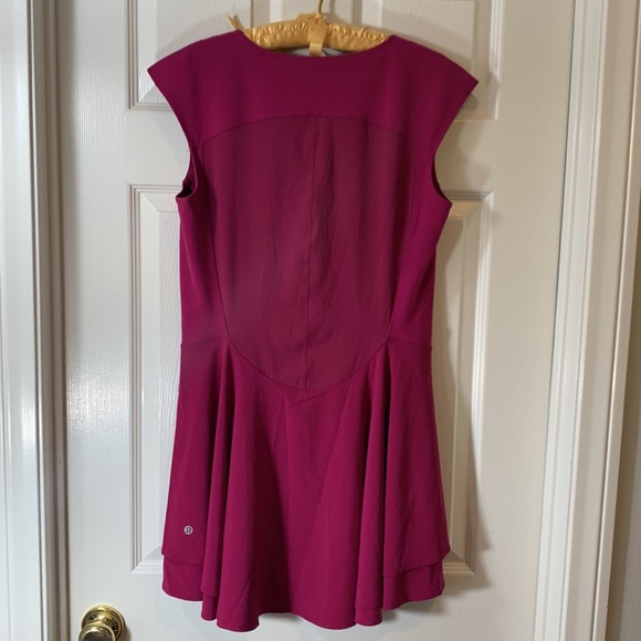 - NWT Lululemon Everlux Mesh-Back dress size 8 magenta purple, also sz 2,… - Picture 6 of 12